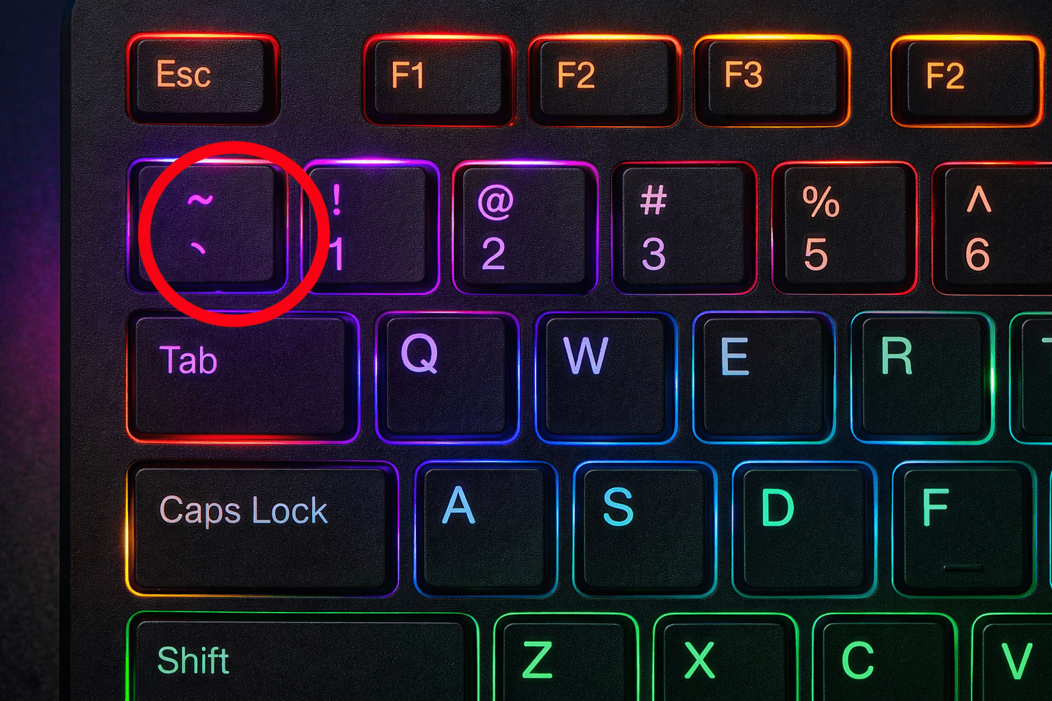 GTA 5 PC cheat codes console showing the backtick key location